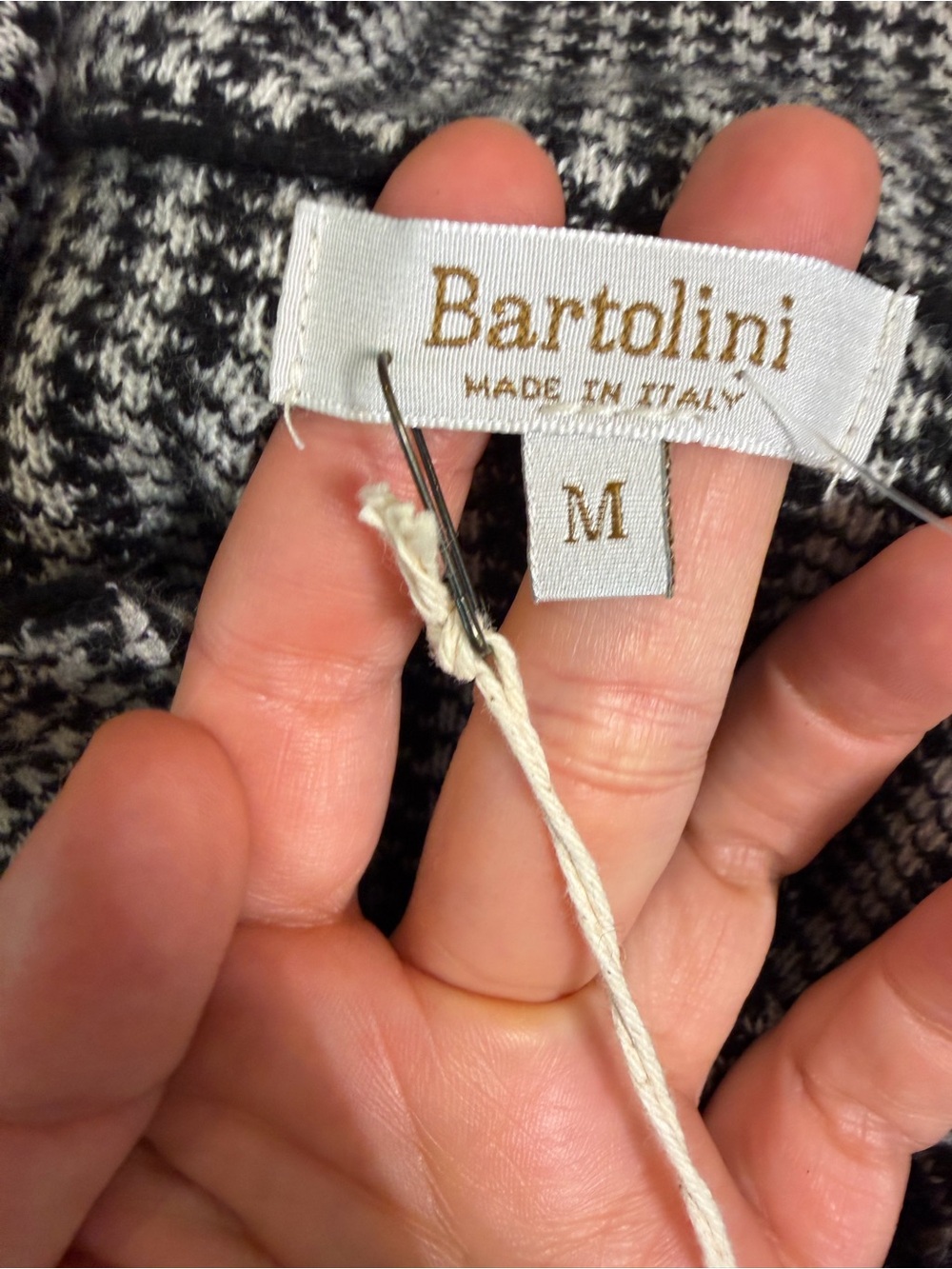 Bartolini Sweater Blazer Women's M Misto Lana Merinos Cashmere/Wool - Picture 10 of 15